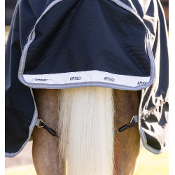 Horseware Amigo 1200D Poney Turnout 50g deken Zwart / titaniumgrijs / zilver