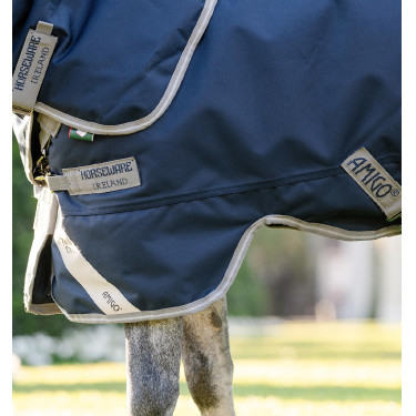 Couverture Horseware Amigo 1200D Plus Poney Turnout 0g Marine / gris titane / argent Bleu marine Couverture Horseware Amigo 1200D Plus Poney Turnout 0g Marine / gris titane / argent Bleu marine