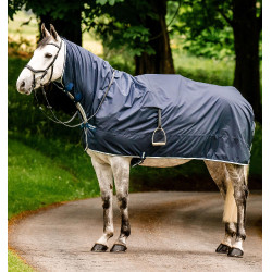 Couverture de travail imperméable Horseware Newmarket 210D Marine witney Bleu marine