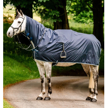 Couverture de travail imperméable Horseware Newmarket 210D Marine witney Bleu marine