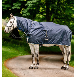 Couverture de travail imperméable Horseware Newmarket 210D Marine witney Bleu marine