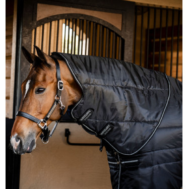 Couverture d'écurie Horseware Amigo Ripstop Insulator Plus 200g Noir / noir / argent