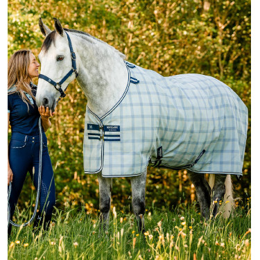 Couverture anti-mouches Horseware Newmarket Poney Marine witney Bleu marine