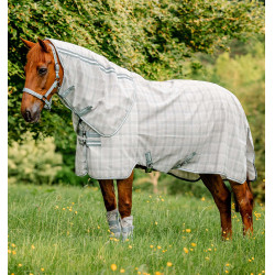 Couverture anti-mouches Horseware Newmarket Plus Charbon de bois witney Gris