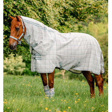 Couverture anti-mouches Horseware Newmarket Plus Charbon de bois witney Gris