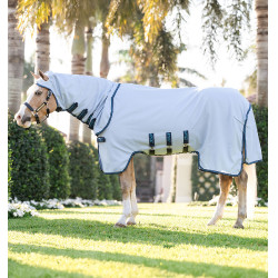 Couverture anti-dermite Horseware Amigo Ripstop Pony Bleu azure /Marine / bleu électrique Couverture anti-dermite Horseware Amigo Ripstop Pony Bleu azure /Marine / bleu électrique
