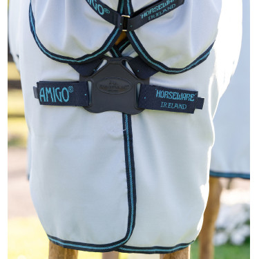 Couverture anti-dermite Horseware Amigo Ripstop Pony Bleu azure /Marine / bleu électrique Couverture anti-dermite Horseware Amigo Ripstop Pony Bleu azure /Marine / bleu électrique