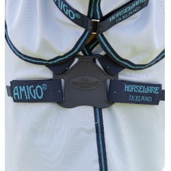 Couverture anti-dermite Horseware Amigo Ripstop Pony Bleu azure /Marine / bleu électrique Couverture anti-dermite Horseware Amigo Ripstop Pony Bleu azure /Marine / bleu électrique