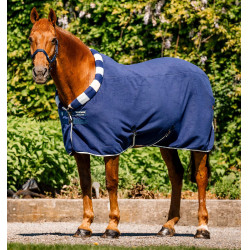 Couverture polaire Horseware Newmarket Cosy Fleece Cooler Marine witney Bleu marine