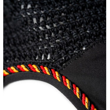 Bonnet anti-mouches Horseware Newmarket OrBlanc Noir