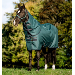 Amigo Ripstop Horseware 900D Plus Turnout 200g deken Groen dynastie / marine / zilver