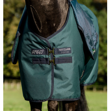 Amigo Ripstop Horseware 900D Plus Turnout 200g deken Groen dynastie / marine / zilver