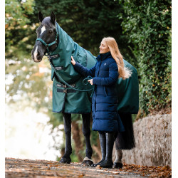 Couverture Amigo Ripstop Horseware 900D Plus Turnout 200g Vert dynastie / marine / argent Couverture Amigo Ripstop Horseware 900D Plus Turnout 200g Vert dynastie / marine / argent