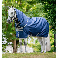 Amigo Ripstop Horseware 900D Plus Turnout 100g deken Marine / titaangrijs Marineblauw