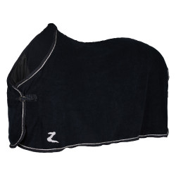 Couverture polaire de présentation Horze Bleu marine foncé / argent