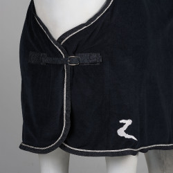 Couverture polaire de présentation Horze Bleu marine foncé / argent