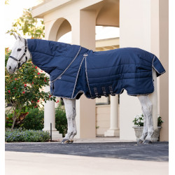 Horseware Rambo Optimo Stable Plus 200g deken Marine / onweer / zilvergrijs Marineblauw Horseware Rambo Optimo Stable Plus 200g deken Marine / onweer / zilvergrijs Marineblauw