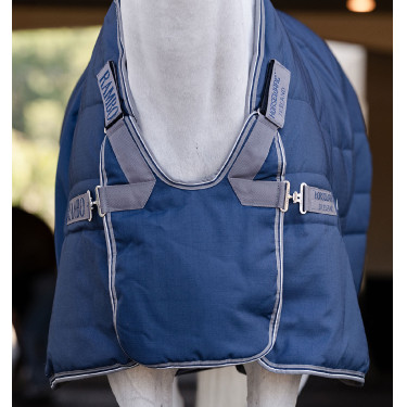 Horseware Rambo Optimo Stable Plus 200g deken Marine / onweer / zilvergrijs Marineblauw Horseware Rambo Optimo Stable Plus 200g deken Marine / onweer / zilvergrijs Marineblauw