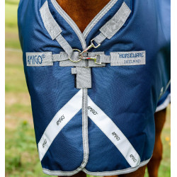 Couverture Horseware Amgio 1200D Plus Turnout Bundle 50g 100g et 200g Marine / gris titane / argent Bleu marine