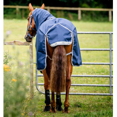 Horseware Amigo 1200D Plus Turnout Bundle 50g 100g en 200g Marine / titaangrijs / zilver Marineblauw