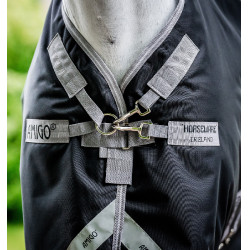 Horseware Amigo 1200D Plus Turnout Bundle 50g 100g en 200g Zwart / titaniumgrijs / zilver