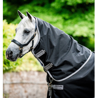 Couverture Horseware Amgio 1200D Plus Turnout Bundle 50g 100g et 200g Noir / gris titane / argent