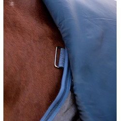 Couverture Horseware Rhino HexStop Plus Turnout 0g 1000D Gris / indigo / marine