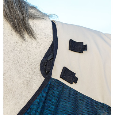 Couverture d'extérieur Horseware Rambo® Summer 0g disque avec doublure 100g 600D Marine / gris Bleu Couverture d'extérieur Horseware Rambo® Summer 0g disque avec doublure 100g 600D Marine / gris Bleu