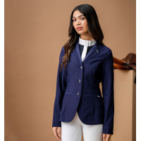 Veste de concours Horseware femme Motion Lite Ombre de nuit Bleu Veste de concours Horseware femme Motion Lite Ombre de nuit Bleu