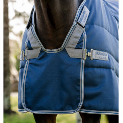 Couverture d'écurie Horseware Rambo® Optimo 400g Marine / orage / gris argent Bleu marine Couverture d'écurie Horseware Rambo® Optimo 400g Marine / orage / gris argent Bleu marine