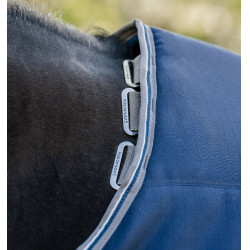 Couverture d'écurie Horseware Rambo® Optimo 400g Marine / orage / gris argent Bleu marine Couverture d'écurie Horseware Rambo® Optimo 400g Marine / orage / gris argent Bleu marine