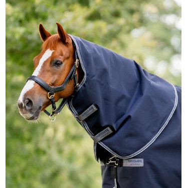 Halsstuk Horseware 150g voor deken Rambo Supreme 1680D Marine / onweer / zilvergrijs Marineblauw