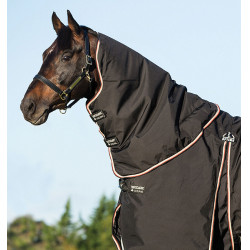 Couvre-cou Horseware 0g pour couverture Rambo Optimo Noir / orange Multi-couleurs