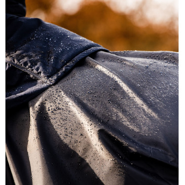 Deken voor het rijden Horseware Rambo Mack in a Sack Marine / bordeaux Blauw