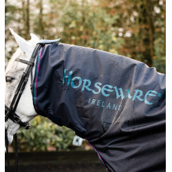 Couverture pour monter Horseware Rambo Mack in a Sack Marine / bordeaux Bleu