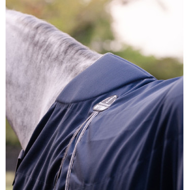 Boxdeken Horseware Rambo Optimo 0g Marine / onweer / zilvergrijs Marineblauw