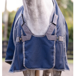 Boxdeken Horseware Rambo Optimo 0g Marine / onweer / zilvergrijs Marineblauw