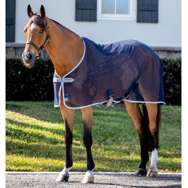 Chemise séchante Filet Horseware Amigo 0g Marine / gris titane / argent Bleu marine
