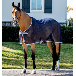 Chemise séchante Filet Horseware Amigo 0g Marine / gris titane / argent Bleu marine