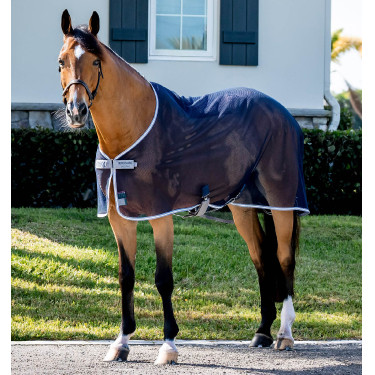 Chemise séchante Filet Horseware Amigo 0g Marine / gris titane / argent Bleu marine
