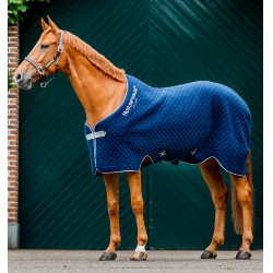 Horseware Autumn Cooler Deken 100g Marine / marine / zilver Marineblauw