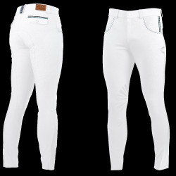 Broek Flags & Cup Gimo heren Wit