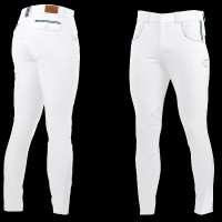 Pantalon Flags & Cup Gimo homme Blanc