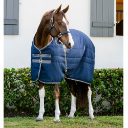 Boxdeken Horseware Rambo 100g Marine / onweer / zilvergrijs Marineblauw