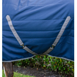 Boxdeken Horseware Rambo 100g Marine / onweer / zilvergrijs Marineblauw