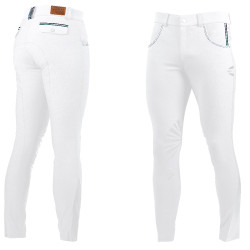 Broek Flags & Cup Gimo heren Wit
