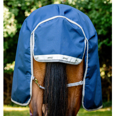 Horseware Amigo Bravo 12 Wug 0g deken Marine / grijs titanium / zilver Marineblauw