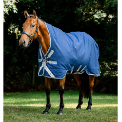 Couverture Horseware Rhino Wug 100g 1000D Marine / gris titanium / bleu classic Bleu marine