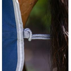 Chemise de box Horseware Amigo Delphinium 0g Marine / gris titane / argent Bleu marine