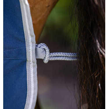 Chemise de box Horseware Amigo Delphinium 0g Marine / gris titane / argent Bleu marine